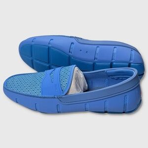 SWIMS Printed Penny Loafer Shoes - NEW Mens Size 9 Sail Blue - #48693-OF
